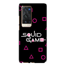 Чохол Гра в кальмара для Vivo X60 Pro Plus – Лого гра кальмара