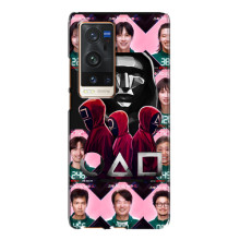 Чохол Гра в кальмара для Vivo X60 Pro Plus – Персонажі гри кальмара