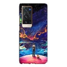 Космические Чехлы для Виво Х60 Про Плюс (VPrint) (Галактический вид)