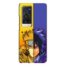 Купить Чехлы на телефон с принтом Anime для Виво Х60 Про Плюс (Naruto Vs Sasuke)