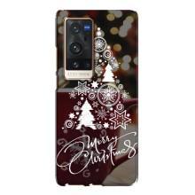 Різдвяні Чохли для Vivo X60 Pro Plus (VPrint) (Ялинка яскрава)