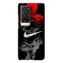 Силиконовый Чехол на Vivo X60 Pro Plus с картинкой Nike – Nike дым