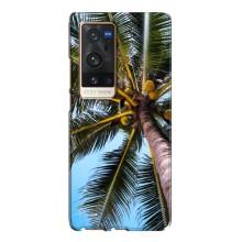 Силиконовый чехол с КАРТИНКАМИ лето для Vivo X60 Pro Plus (AlphaPrint) (Пальма)