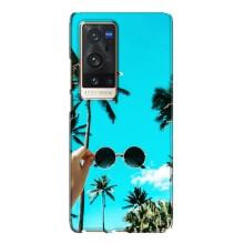 Силиконовый чехол с КАРТИНКАМИ лето для Vivo X60 Pro Plus (AlphaPrint) (Взгляд лето)