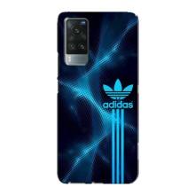 Чохли Адидас для Vivo X60 Pro (AlphaPrint) (Синій Адідас)