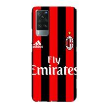 Чохли для Vivo X60 Pro (VPrint) - Футбольні клуби (Milan)