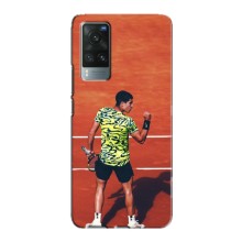 Чехлы с принтом Спортивная тематика для Vivo X60 Pro – Алькарас Теннисист