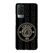 Чехлы VERSACE для Виво Х60 Про (PREMIUMPrint) (Лого Версаче)