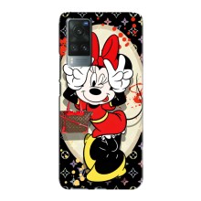 Чехол Disney Mouse Vivo X60 Pro (PREMIUMPrint) (Минни peace)