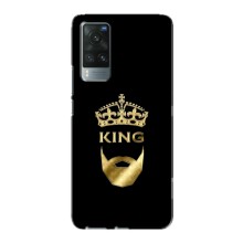 Чехол (Корона на чёрном фоне) для Виво Х60 Про – KING