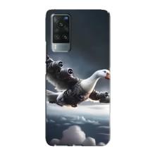 Чехол с мемом Тралалело тралала на Vivo X60 Pro – Бомбардини гусини