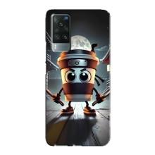 Чехол с мемом Тралалело тралала на Vivo X60 Pro – Капучино асасино