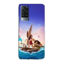 Чехол с мультфильмом Моана Vivo X60 Pro (Моана и Мауи)