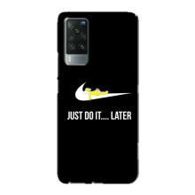 Чохол з логтипом Найк на Vivo X60 Pro – Nike just do it