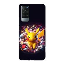 Чохол з Пікачу на Vivo X60 Pro – Пікачу з м'ячем