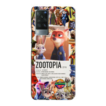 Чехол Зоотрополіс на Vivo X60 Pro – Коллаж Зоо