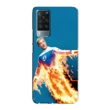 Чехол с принтом Фантастическая четверка для Vivo X60 Pro – Человек-Факел