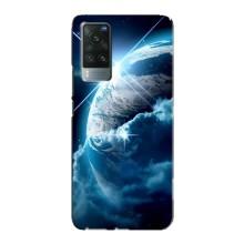 Космічні Чохли для ВІВО Х60 Про (VPrint) (Земля з космоса)