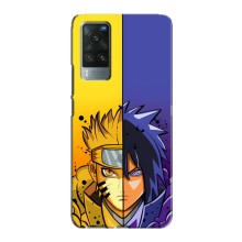 Купить Чехлы на телефон с принтом Anime для Виво Х60 Про – Naruto Vs Sasuke