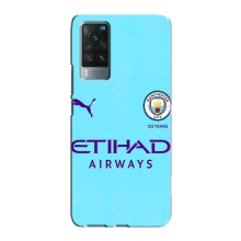 Силиконовые Чехлы принт Футбол на Vivo X60 Pro (Man City)