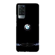 Силіконовий бампер з картинкою машини на Vivo X60 Pro – Чорний BMW