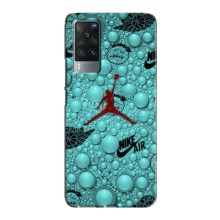 Силиконовый Чехол Nike Air Jordan на Виво Х60 Про – Джордан Найк