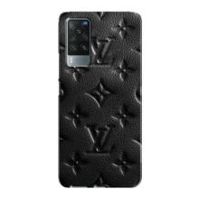 Текстурный Чехол Louis Vuitton для Виво Х60 Про – Черный ЛВ