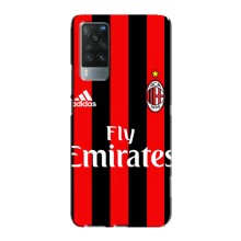 Чехлы для Vivo X60 (VPrint) - Футбольные клубы (Milan)