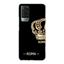 Чехлы для Vivo X60 (VPrint) - Футбольные клубы (Roma)