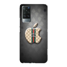 Чехлы ГУЧЧИ для Виво Х60 (AlphaPrint) (Apple gucci)