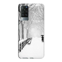 Чехлы на Новый Год Vivo X60 – Снегом замело