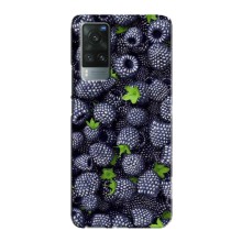 Чехлы с Фруктами для Vivo X60 (VPrint) (Ежевика)