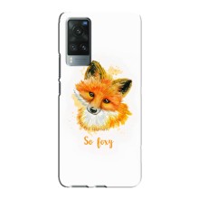 Чехлы с картинкой Лисички для Vivo X60 (VPrint) (Девочка Лиса)
