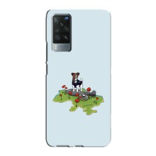 Чехлы с картинкой собаки Патрон для Vivo X60 (AlphaPrint) (Сапер Пес)