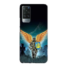 Чехлы с картинкой ЗСУ для Vivo X60 (AlphaPrint) (Солдат ЗСУ)