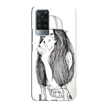Чехол с печатью для Vivo X60 - (Мода) (AlphaPrint) (Фото девочки)