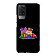 Чехол Амонг Ас для Vivo X60 (AlphaPrint) (Амонг-ас)