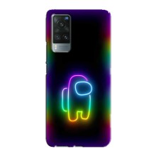 Чехол Амонг Ас для Vivo X60 (AlphaPrint) (Яркий скин)