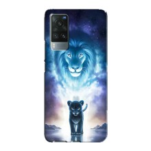 Чехол со Львом для Vivo X60 (VPrint) (Маленький лев)