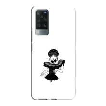 Чехлы Венсдей на Vivo X60 Уэнсдей (AlphaPrint) (танец Уэнздей)