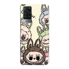 Чехол с Лабубу на Vivo X60 – Коллаж Лабубу