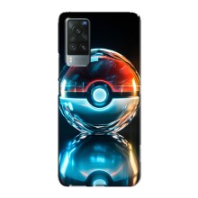 Чехол с Пикачу на Vivo X60 (Мяч Пикачу)