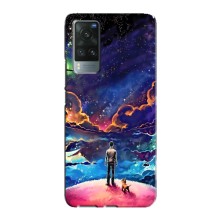 Космические Чехлы для Виво Х60 (VPrint) (Галактический вид)