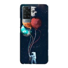 Космические Чехлы для Виво Х60 (VPrint) (Планеты шарики)