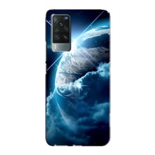 Космические Чехлы для Виво Х60 (VPrint) (Земля с космоса)