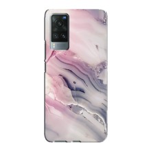 Мраморный чехол на Vivo X60 (VPrint) (Пурпурный Мрамор)