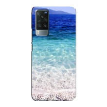 Силиконовый чехол с КАРТИНКАМИ лето для Vivo X60 (AlphaPrint) (Море)