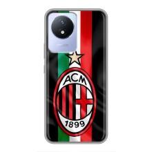 Чехлы для Vivo Y02 (VPrint) - Футбольные клубы (ФК Милан)