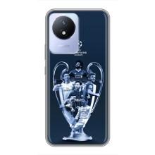 Чехлы для Vivo Y02 (VPrint) - Футбольные клубы (Кубок ЛЧ)