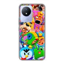 Чехлы Brawl Stars для Vivo Y02 (AlphaPrint)